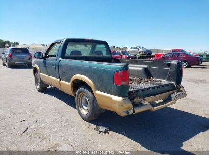 1996 CHEVROLET S TRUCK S10 Green  Gasoline 1GCCS1446TK119366 photo #4