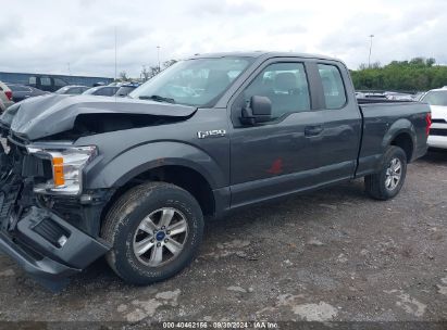 2018 FORD F150 SUPER CAB Gray  Gasoline 1FTEX1EP5JFB24227 photo #3