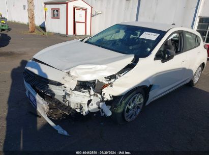 2024 SUBARU IMPREZA BASE 5-DOOR White  Gasoline JF1GUABC2R8860132 photo #3