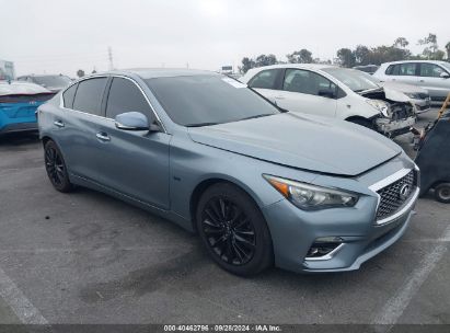 2020 INFINITI Q50 LUXE Blue  Gasoline JN1EV7AP3LM205243 photo #1