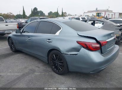 2020 INFINITI Q50 LUXE Blue  Gasoline JN1EV7AP3LM205243 photo #4