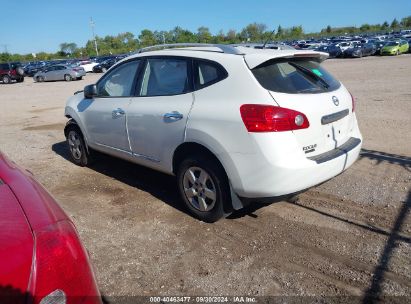 2014 NISSAN ROGUE SELECT S White  Gasoline JN8AS5MV5EW722445 photo #4