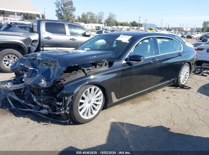 2016 BMW 740I Black  Gasoline WBA7E2C59GG546670 photo #3