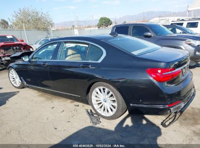 2016 BMW 740I Black  Gasoline WBA7E2C59GG546670 photo #4