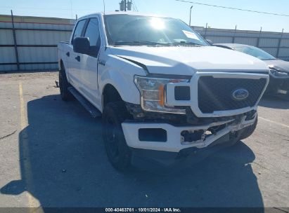 2019 FORD F150 SUPERCREW White  Gasoline 1FTEW1E54KKC30114 photo #1