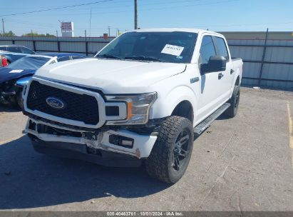 2019 FORD F150 SUPERCREW White  Gasoline 1FTEW1E54KKC30114 photo #3