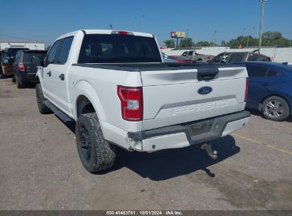 2019 FORD F150 SUPERCREW White  Gasoline 1FTEW1E54KKC30114 photo #4