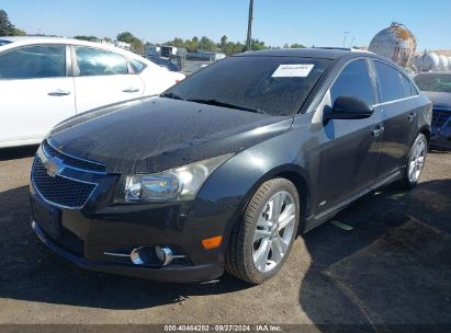 2011 CHEVROLET CRUZE LTZ Black  Gasoline 1G1PH5S93B7275137 photo #3