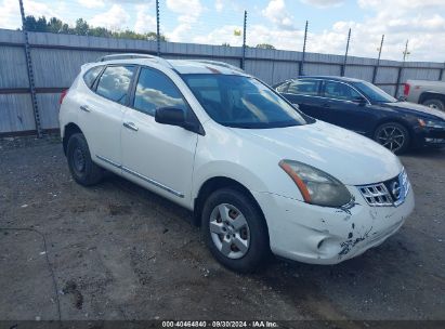 2014 NISSAN ROGUE SELECT S White  Gasoline JN8AS5MT5EW617385 photo #1