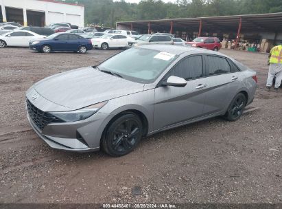 2021 HYUNDAI ELANTRA SEL Silver  Gasoline KMHLM4AG6MU139838 photo #3