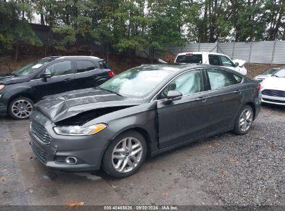 2015 FORD FUSION SE Gray  Gasoline 3FA6P0HD3FR154133 photo #3