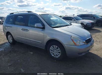 2011 KIA SEDONA LX Silver  Gasoline KNDMG4C7XB6371423 photo #1