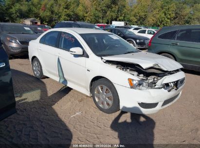 2015 MITSUBISHI LANCER ES White  Gasoline JA32U2FUXFU024518 photo #1