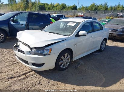 2015 MITSUBISHI LANCER ES White  Gasoline JA32U2FUXFU024518 photo #3