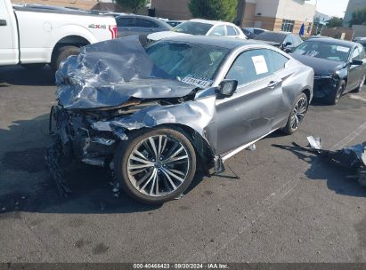 2020 INFINITI Q60 PURE Gray  Gasoline JN1EV7EK0LM340257 photo #3