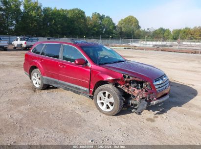 2013 SUBARU OUTBACK 2.5I LIMITED Maroon  Gasoline 4S4BRCPC9D3202884 photo #1