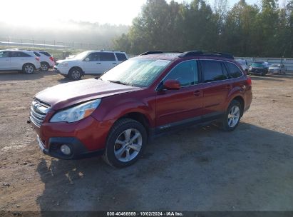 2013 SUBARU OUTBACK 2.5I LIMITED Maroon  Gasoline 4S4BRCPC9D3202884 photo #3