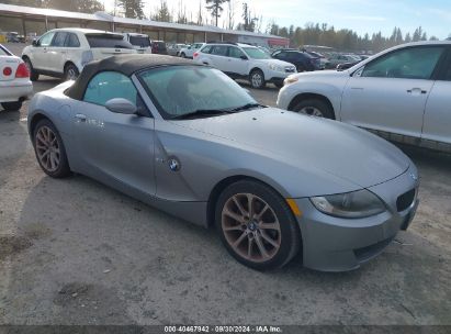 2006 BMW Z4 3.0I Light Blue  Gasoline 4USBU33526LW68874 photo #1