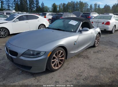 2006 BMW Z4 3.0I Light Blue  Gasoline 4USBU33526LW68874 photo #3