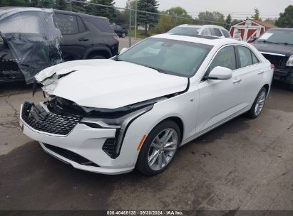 2024 CADILLAC CT4 LUXURY White  Gasoline 1G6DK5RK4R0125032 photo #3