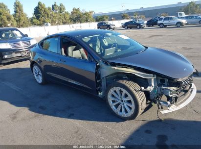 2023 TESLA MODEL 3 REAR-WHEEL DRIVE Gray  Electric 5YJ3E1EA7PF555576 photo #1