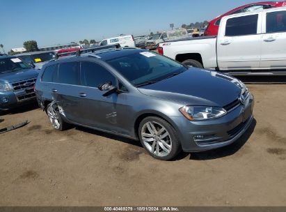 2017 VOLKSWAGEN GOLF SPORTWAGEN TSI S/TSI SE/TSI SEL Gray  Gasoline 3VWC17AU4HM507221 photo #1