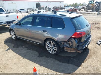 2017 VOLKSWAGEN GOLF SPORTWAGEN TSI S/TSI SE/TSI SEL Gray  Gasoline 3VWC17AU4HM507221 photo #4