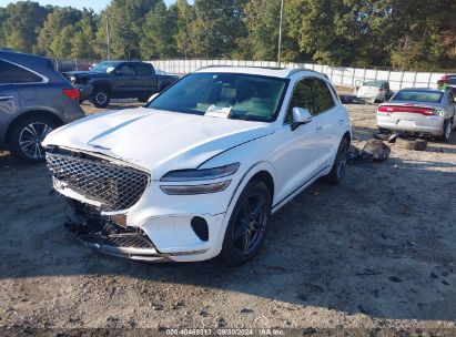 2022 GENESIS GV70 2.5T AWD White  Gasoline KMUMADTB6NU061076 photo #3