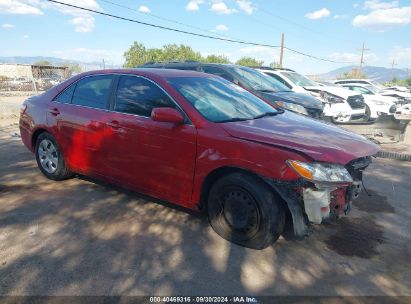 2007 TOYOTA CAMRY LE Red  Gasoline JTNBE46K773100885 photo #1