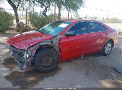 2007 TOYOTA CAMRY LE Red  Gasoline JTNBE46K773100885 photo #3