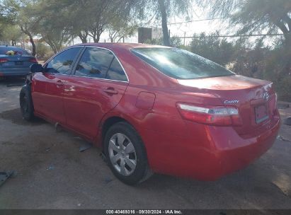 2007 TOYOTA CAMRY LE Red  Gasoline JTNBE46K773100885 photo #4