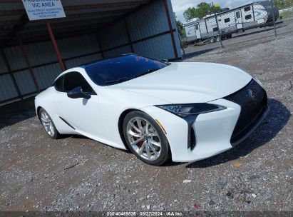 2018 LEXUS LC 500 White  Gasoline JTHHP5AY0JA003457 photo #1