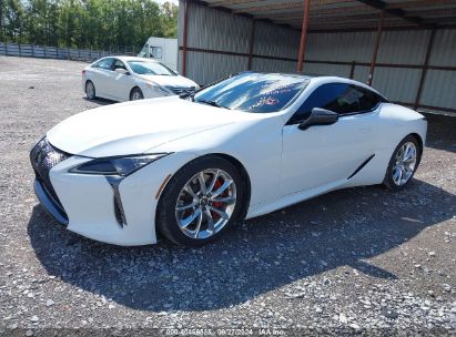 2018 LEXUS LC 500 White  Gasoline JTHHP5AY0JA003457 photo #3