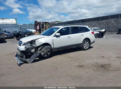 2011 SUBARU OUTBACK 2.5I LIMITED White  Gasoline 4S4BRCKC8B3402238 photo #3