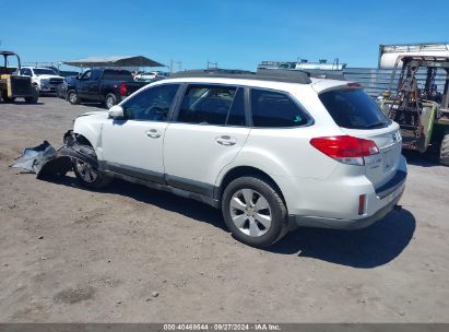 2011 SUBARU OUTBACK 2.5I LIMITED White  Gasoline 4S4BRCKC8B3402238 photo #4