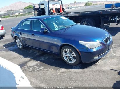 2009 BMW 528I XDRIVE Blue  Gasoline WBANV13519C154505 photo #1