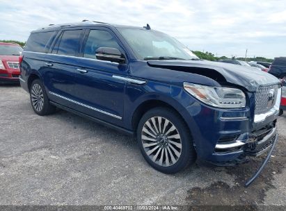 2018 LINCOLN NAVIGATOR L RESERVE Blue  Gasoline 5LMJJ3LT4JEL06432 photo #1