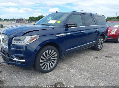 2018 LINCOLN NAVIGATOR L RESERVE Blue  Gasoline 5LMJJ3LT4JEL06432 photo #3