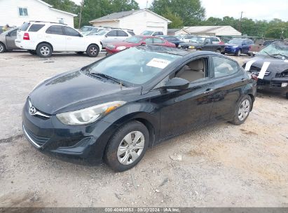 2016 HYUNDAI ELANTRA SE Black  Gasoline KMHDH4AE9GU490528 photo #3