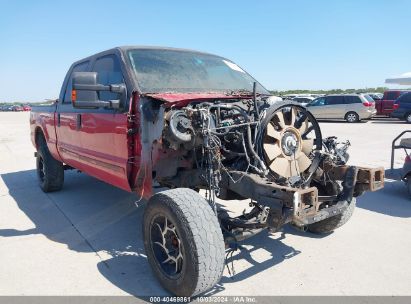 2003 FORD F-250 LARIAT/XL/XLT Red  Diesel 1FTNW21P23EB81489 photo #1