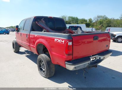 2003 FORD F-250 LARIAT/XL/XLT Red  Diesel 1FTNW21P23EB81489 photo #4