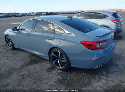 2022 HONDA ACCORD SPORT SPECIAL EDITION Light Blue  Gasoline 1HGCV1F4XNA056500 photo #4