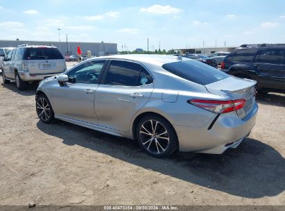 2019 TOYOTA CAMRY SE Silver  Gasoline 4T1B11HK0KU232073 photo #4