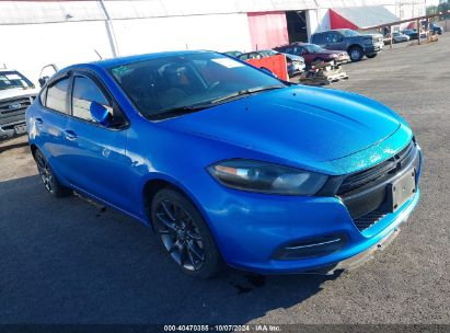 2015 DODGE DART SE Blue  Gasoline 1C3CDFAA2FD310927 photo #1