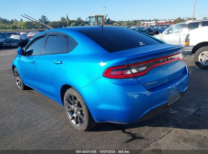 2015 DODGE DART SE Blue  Gasoline 1C3CDFAA2FD310927 photo #4