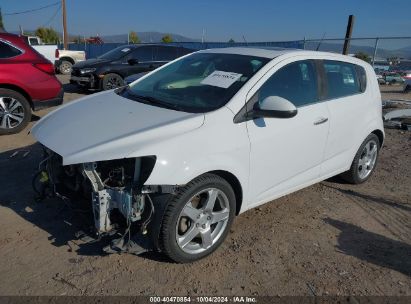 2014 CHEVROLET SONIC LTZ AUTO White  Gasoline 1G1JE6SB5E4231637 photo #3