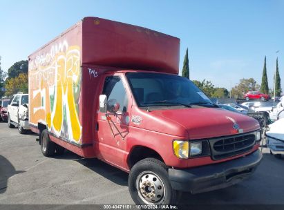 1997 FORD ECONOLINE E350 CUTAWAY VAN Red  Diesel 1FDKE30FXVHA49050 photo #1