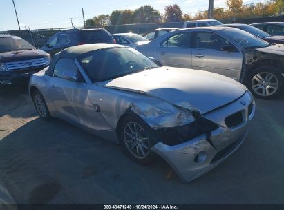 2003 BMW Z4 2.5I Silver  Gasoline 4USBT33463LS46399 photo #1