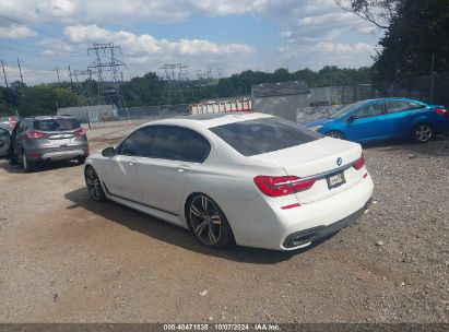 2018 BMW 740I White  Gasoline WBA7E2C5XJG743449 photo #4