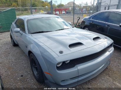 2022 DODGE CHALLENGER SRT SUPER STOCK Gray  Gasoline 2C3CDZL98NH116473 photo #1